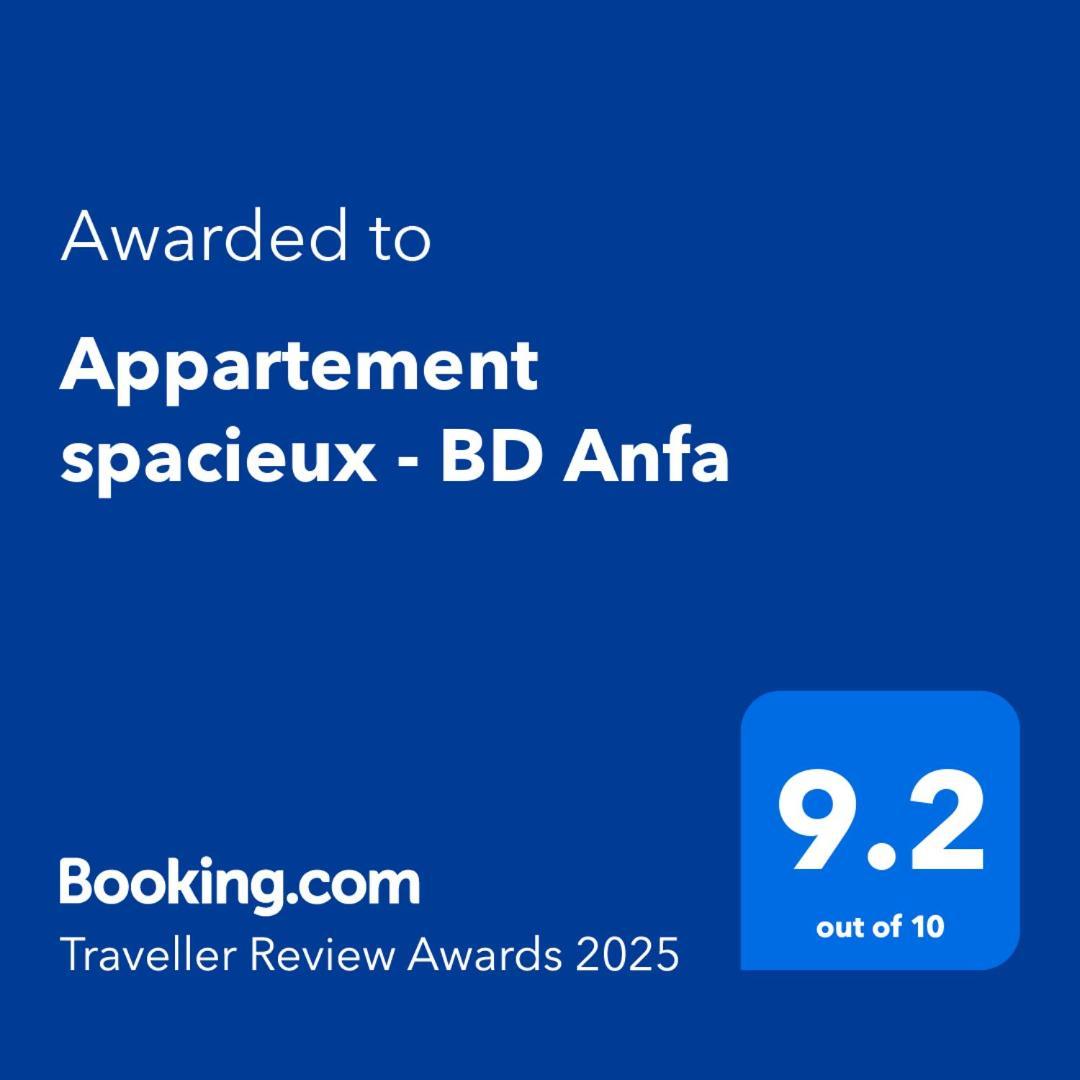 Appartement Spacieux - Bd Anfa Casablanca Zewnętrze zdjęcie
